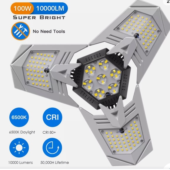Cacagoo LED Garage Light NIB (sealed) - Picture 2 of 5